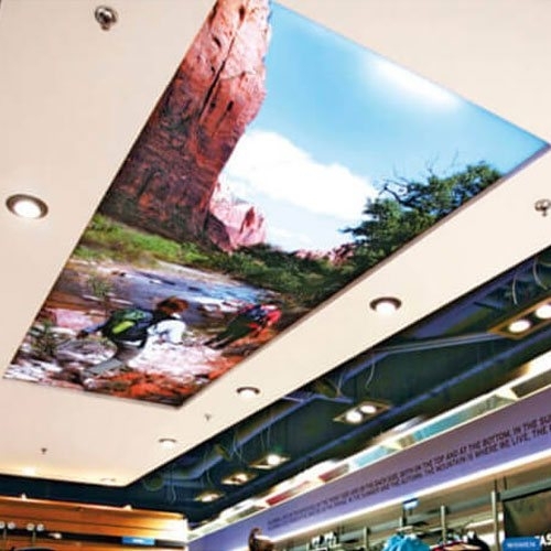 Işıklı Tavan Tekstil Box